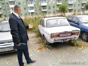 Итоги 1 рейда по выявлению бесхозяйных (брошенных) автомобилей