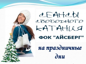 Массовое катание в новогодние каникулы