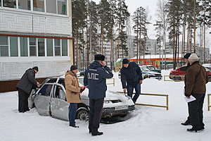 1 февраля состоялось первое в 2019 году комиссионное 
обследование транспортных средств, имеющих признаки 
бесхозяйных 
(брошенных)