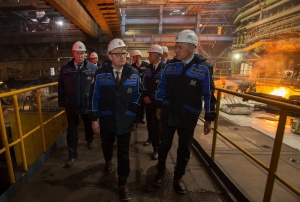 Алексей Текслер посетил Магнитогорский металлургический комбинат