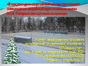 Хоккейный корт на ст. Гагарина