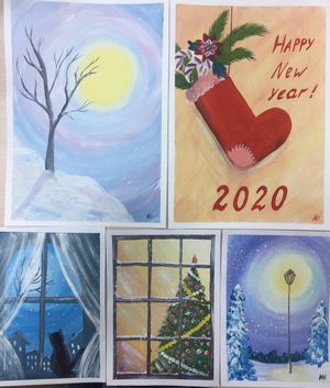 Снежинцы рисуют Новый год