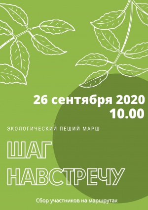 XVI городской экологический пеший марш «Шаг навстречу»