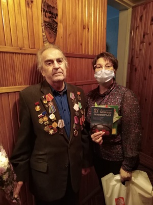 Чествование ветеранов полного освобождения Ленинграда от фашистской блокады