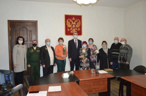 Чествование матерей военнослужащих, погибших при исполнении обязанностей воинской службы в Афганистане, Чечне и других локальных войнах (конфликтах) состоялось сегодня в Администрации