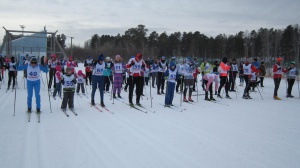 465 лыжников приняли участие во Всероссийской массовой лыжной гонке «Лыжня России»