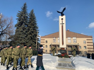 Сегодня состоялся митинг, посвященный  32-ой годовщине вывода советских войск из Афганистана