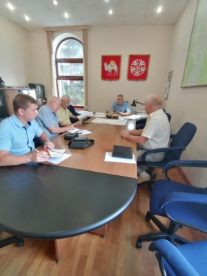 Рабочая встреча у заместителя главы Снежинского городского округа Дениса 
Шарыгина