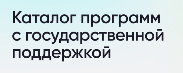 Гос поддержка